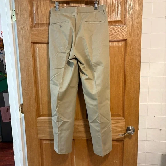 Rustler Jeans Mens 32x32 Tan Khaki Straight Pants Vintage 80s Retro Boho Hippie - Picture 3 of 7
